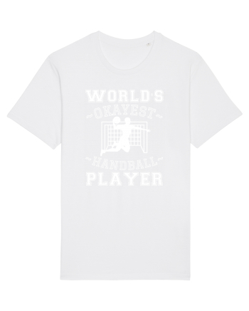World'S Okayest Handball Player White