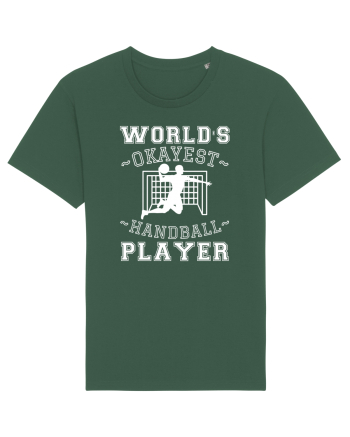 World'S Okayest Handball Player Bottle Green