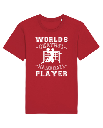 World'S Okayest Handball Player Red