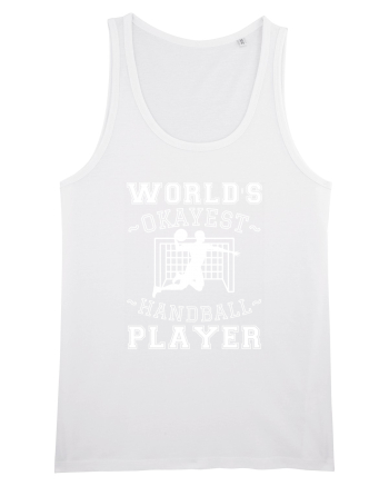 World'S Okayest Handball Player White