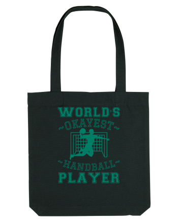 World'S Okayest Handball Player Black