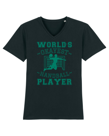 World'S Okayest Handball Player Black