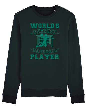 World'S Okayest Handball Player Black