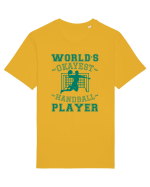 World'S Okayest Handball Player Tricou mânecă scurtă Unisex Rocker