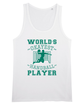 World'S Okayest Handball Player White