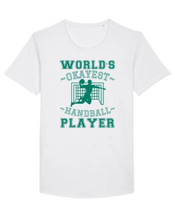 World'S Okayest Handball Player White