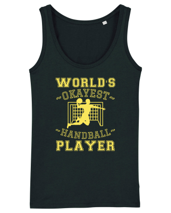World'S Okayest Handball Player Black