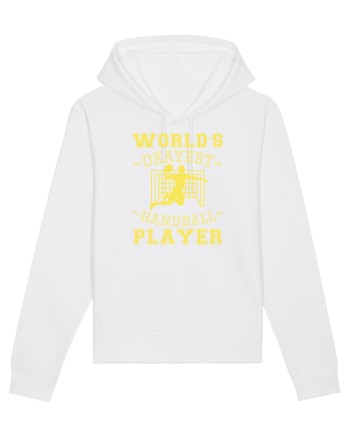 World'S Okayest Handball Player White