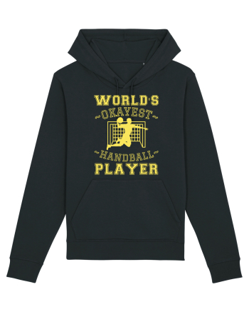 World'S Okayest Handball Player Black