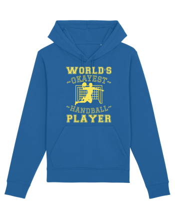 World'S Okayest Handball Player Royal Blue