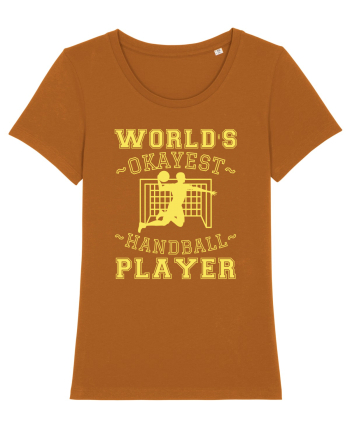 World'S Okayest Handball Player Roasted Orange