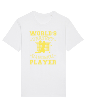 World'S Okayest Handball Player White