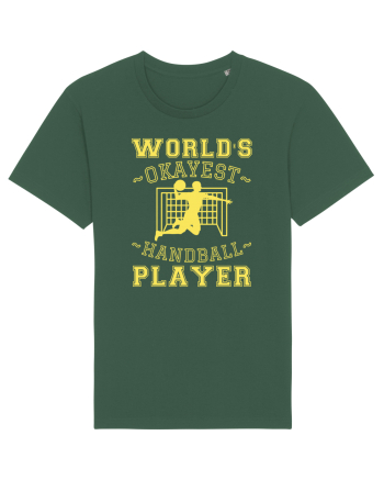 World'S Okayest Handball Player Bottle Green