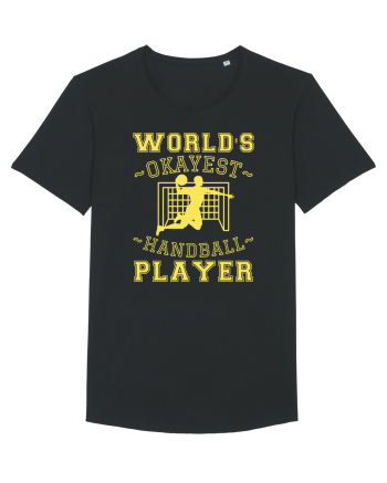 World'S Okayest Handball Player Black
