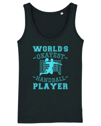 World'S Okayest Handball Player Black