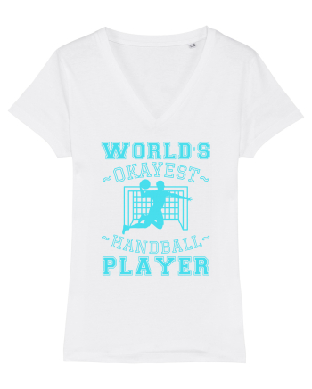 World'S Okayest Handball Player White