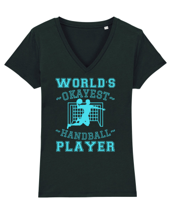 World'S Okayest Handball Player Black