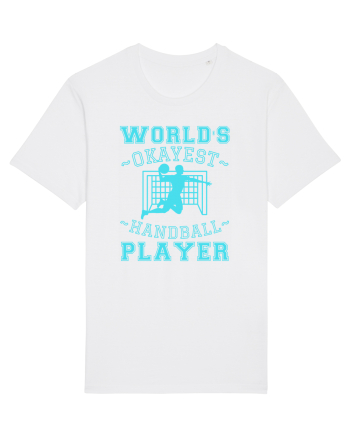 World'S Okayest Handball Player White