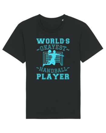 World'S Okayest Handball Player Black