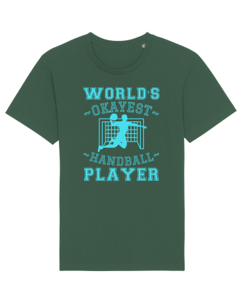 World'S Okayest Handball Player Bottle Green