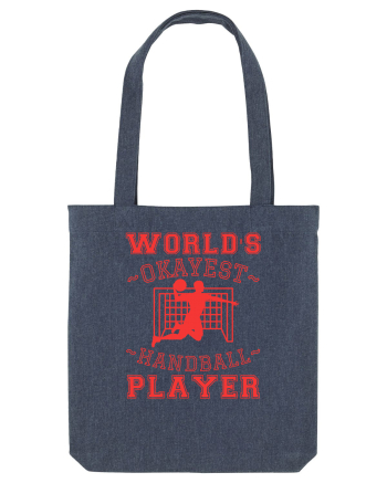 World'S Okayest Handball Player Midnight Blue