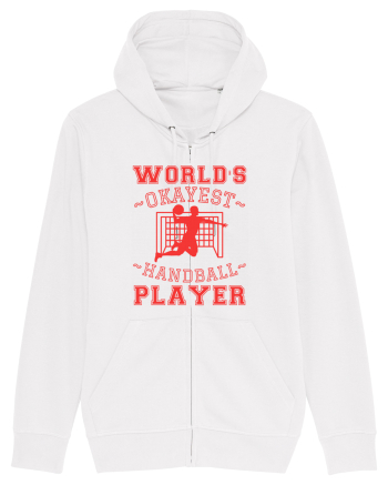 World'S Okayest Handball Player White