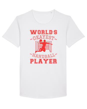 World'S Okayest Handball Player White