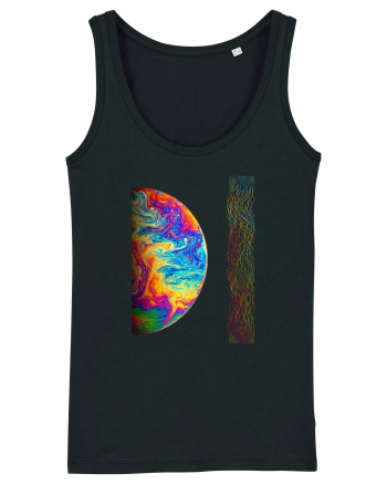 Colorful Planet Black