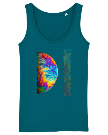 Colorful Planet Ocean Depth