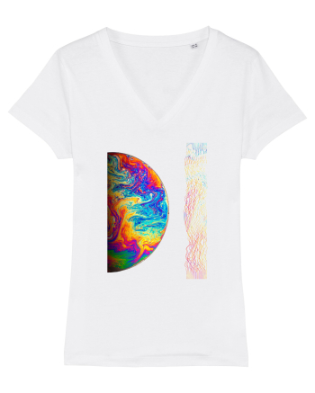 Colorful Planet White