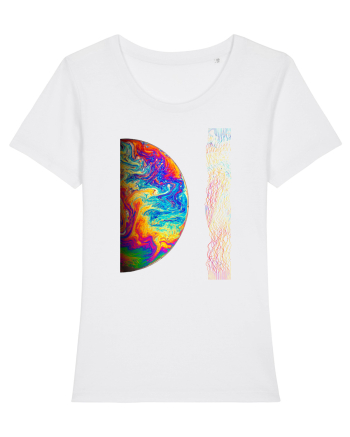 Colorful Planet White
