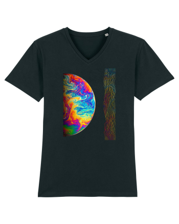 Colorful Planet Black