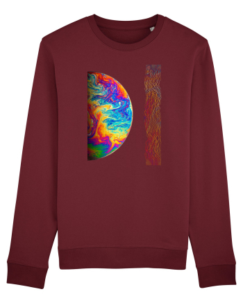 Colorful Planet Burgundy