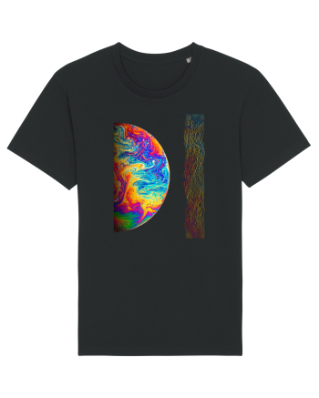 Colorful Planet Black