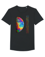 Colorful Planet Tricou mânecă scurtă guler larg Bărbat Skater