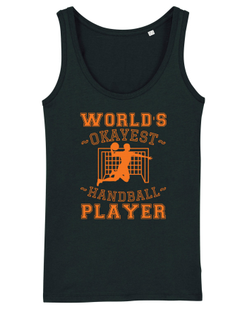 World'S Okayest Handball Player Black