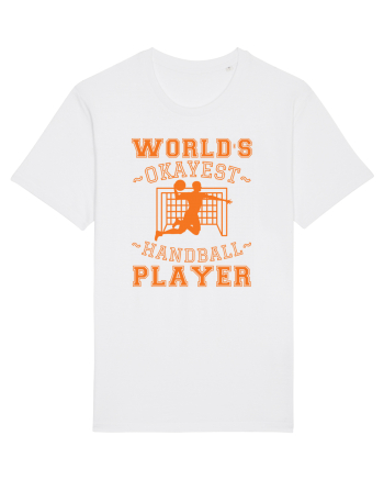 World'S Okayest Handball Player White