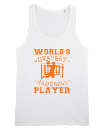 World'S Okayest Handball Player White