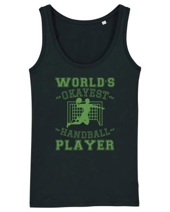 World'S Okayest Handball Player Black