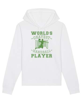 World'S Okayest Handball Player White