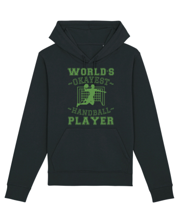 World'S Okayest Handball Player Black
