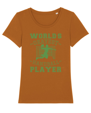 World'S Okayest Handball Player Roasted Orange