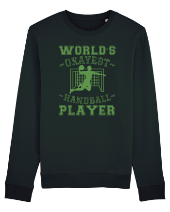 World'S Okayest Handball Player Black