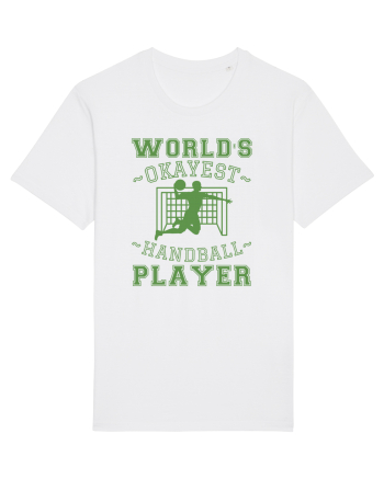 World'S Okayest Handball Player White
