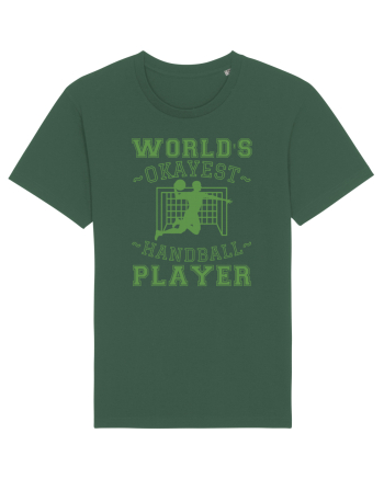 World'S Okayest Handball Player Bottle Green