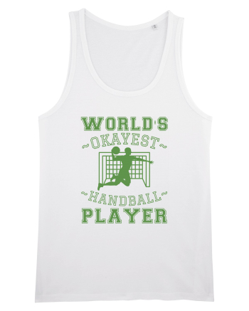 World'S Okayest Handball Player White