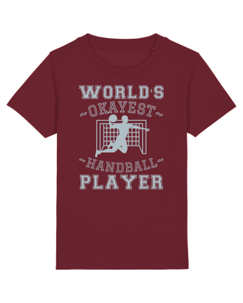 World'S Okayest Handball Player Burgundy