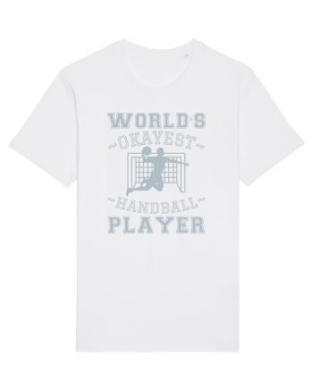 World'S Okayest Handball Player White