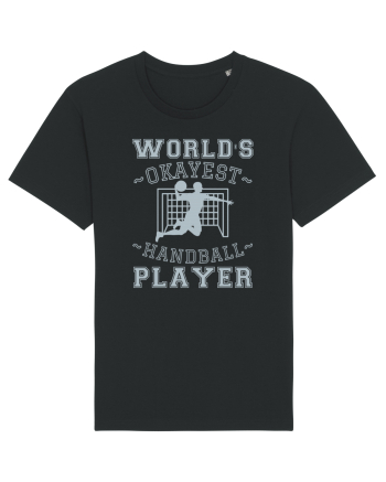 World'S Okayest Handball Player Black