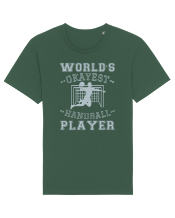 World'S Okayest Handball Player Bottle Green